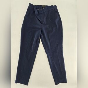 Banana Republic Deep Blue Stretch Trousers Sz: 0P‎